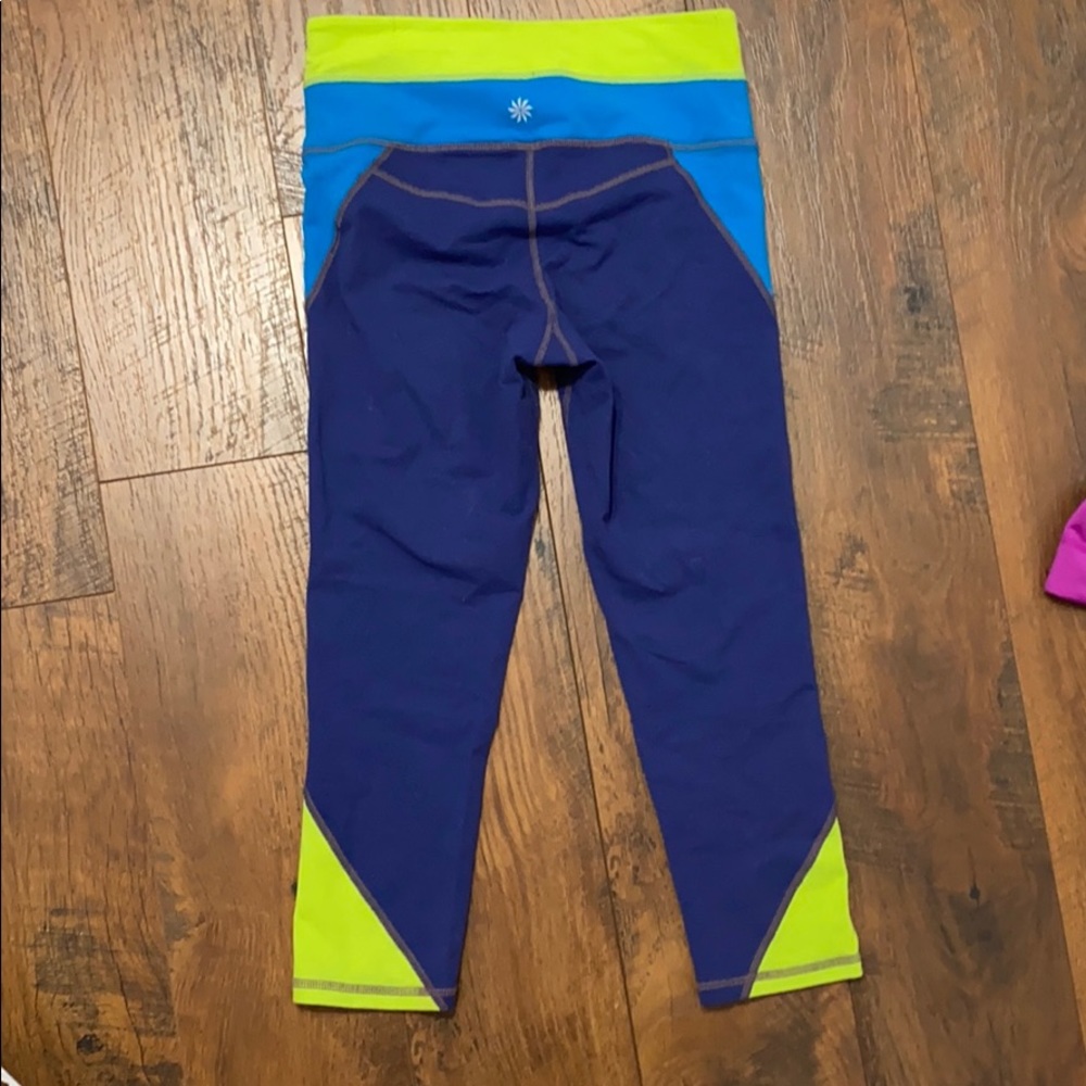 Colorblock Athleta leggings